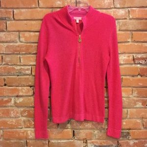 Lily Pulitzer Half Zip Pullover Sweater